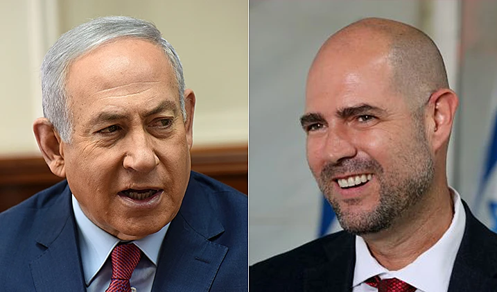 שר המשפטים אמיר אוחנה וראש הממשלה בנימין נתניהו