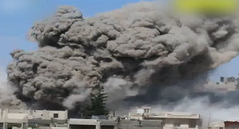 הפצצה באידליב, סוריה