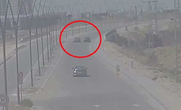 תיעוד מהקטטה בין שני נהגים סמוך לשכונת קריית גת