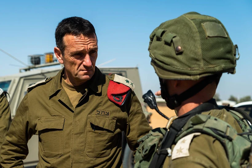 מפקד פיקוד דרום, אלוף הרצי לוי, בתראו''ג עזה