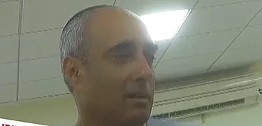 חגי עמיר, אחיו של יגאל עמיר, בכנס ייסוד המפלגה לשחרור רוצח ראש הממשלה