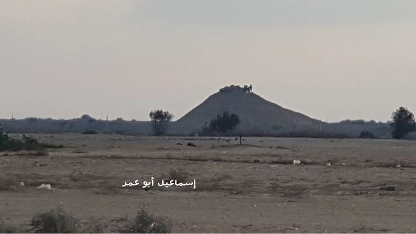 התלולית שממנה על פי הדיווח בוצע ירי לעבר כוח צה''ל