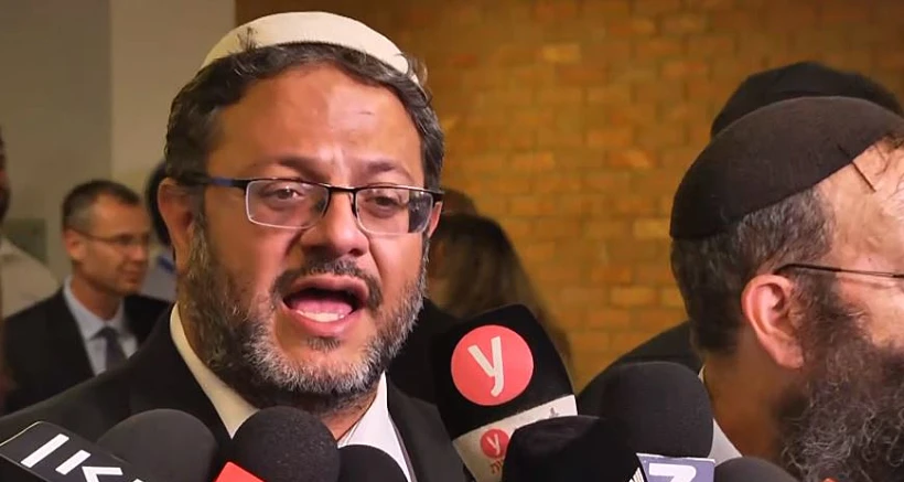 איתמר בן גביר לאחר הגשת הרשימה לכנסת ה-22