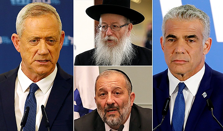 גנץ, לפיד, ליצמן ודרעי
