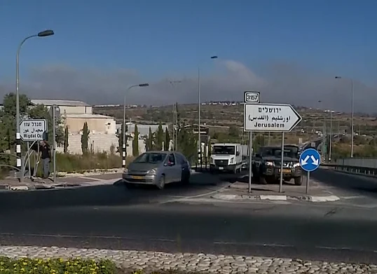 זירת פיגוע הדקירה בגוש עציון בו נרצח חייל בן 18