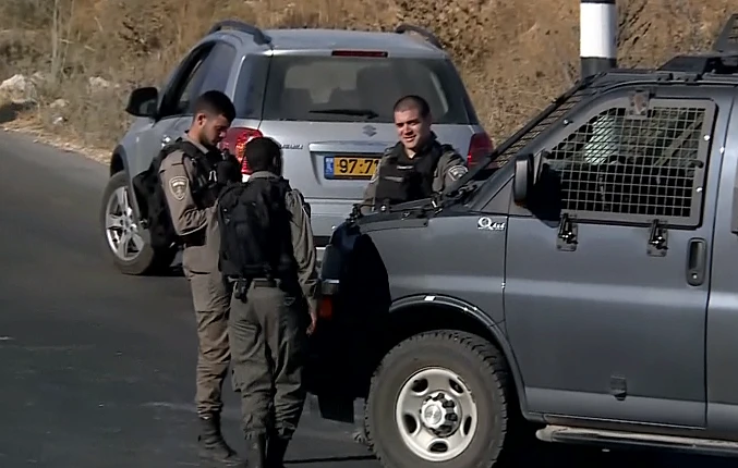 זירת פיגוע הדקירה בגוש עציון בו נרצח חייל בן 18