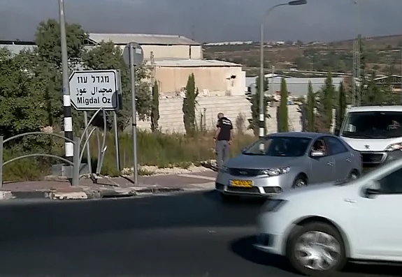 זירת פיגוע הדקירה בגוש עציון בו נרצח חייל בן 19