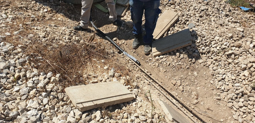 נזק נגרם למערכת האיתות הרכבתית, השומרת על בטיחות תנועת הרכבות