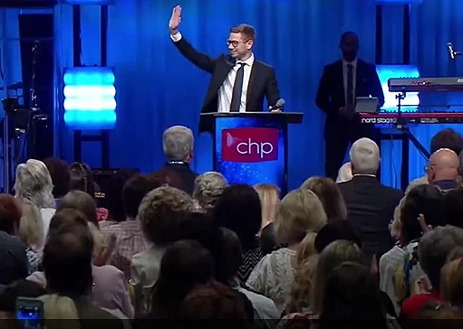 יאיר נתניהו נואם בכנסיה באלבמה, ארצות הברית