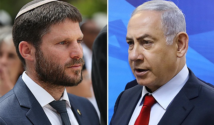 בצלאל סמוטריץ' ובנימין נתניהו