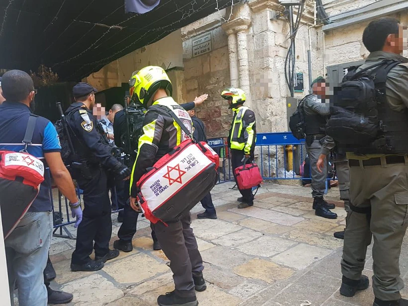 הזירה בעיר העתיקה בירושלים