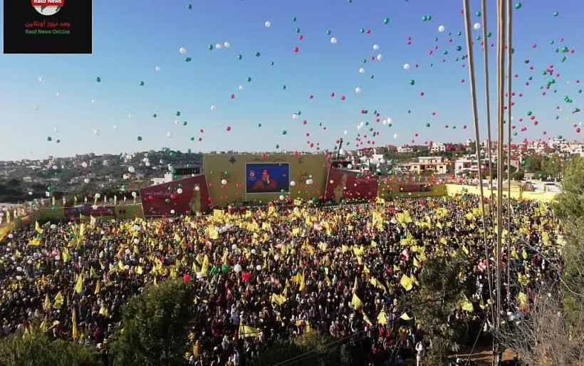 מזכ''ל חזבאללה נסראללה בטקס לציון 13 שנים לסיום מלחמת לבנון השנייה