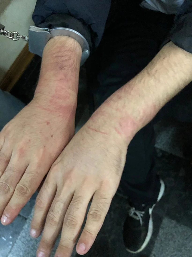 עמוס סילבר, מייסד טלגראס, לאחר מעצרו באוקראינה