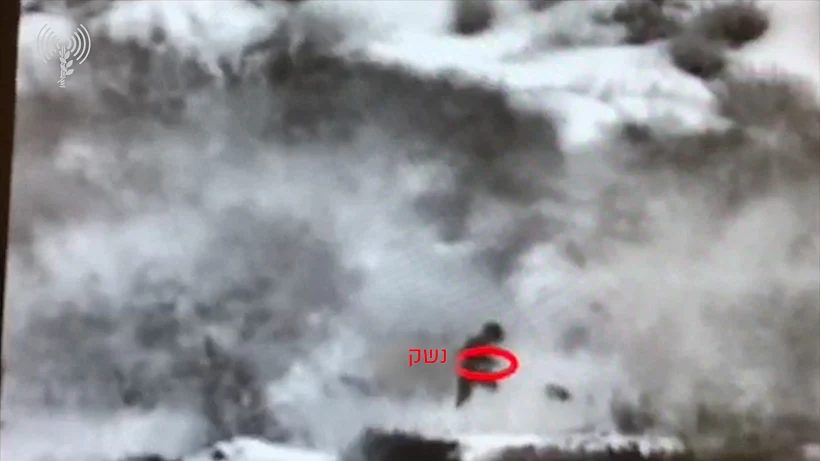 תיעוד מזיהוי חוליית המחבלים אמש סמוך לגדר המערכת בצפון רצועת עזה