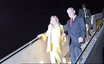 רה''מ בנימין נתניהו ורעייתו שרה באוקראינה