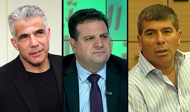 גבי אשכנזי, איימן עודה ויאיר לפיד