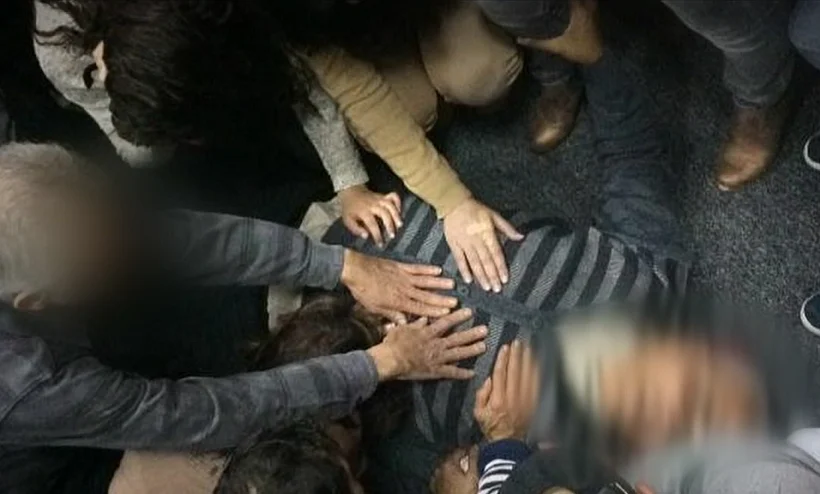 גירוש שדים בכנסיית רוח הקודש בנצרת