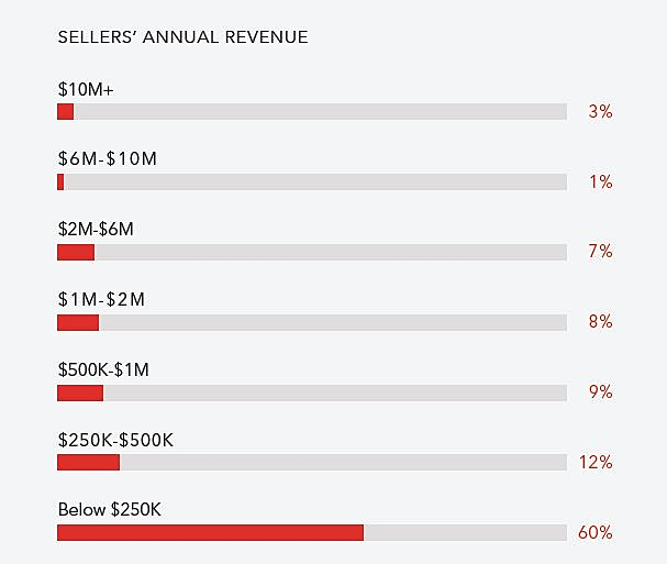 מה מחזור ההכנסות של חנויות באמזון?