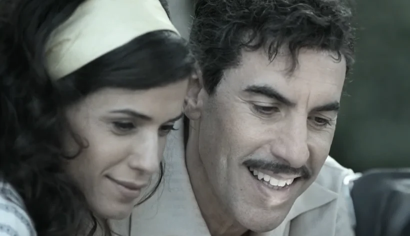 סשה ברון כהן והדר רצון רותם בקדימון לסדרה על חיי המרגל הישראלי אלי כהן