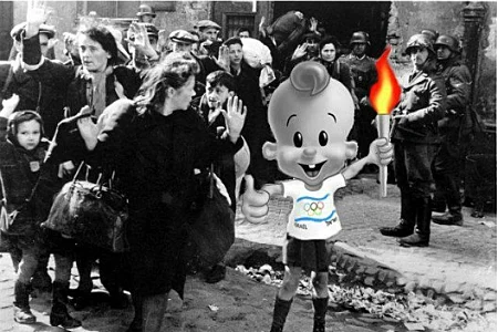 התינוק של במבה שואה מם רשת חורים ברשת