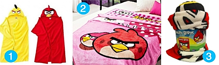 גלריית בגדי אנגרי בירדס לחורף -שמיכות פליז