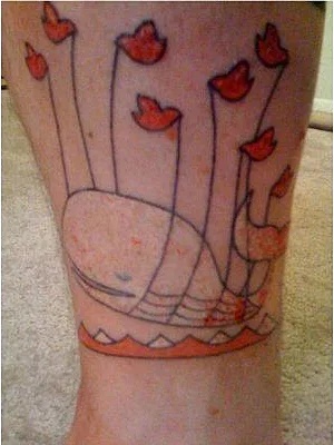 קעקוע גיק - פייל וויל לוויתן טוויטר