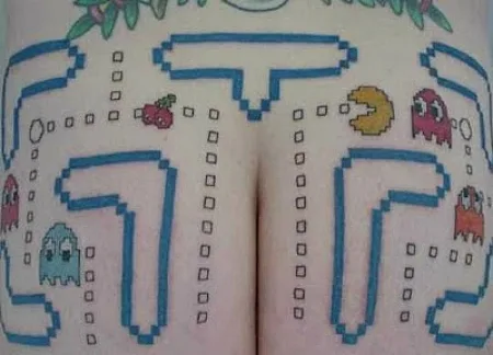 קעקוע גיק - פקמן