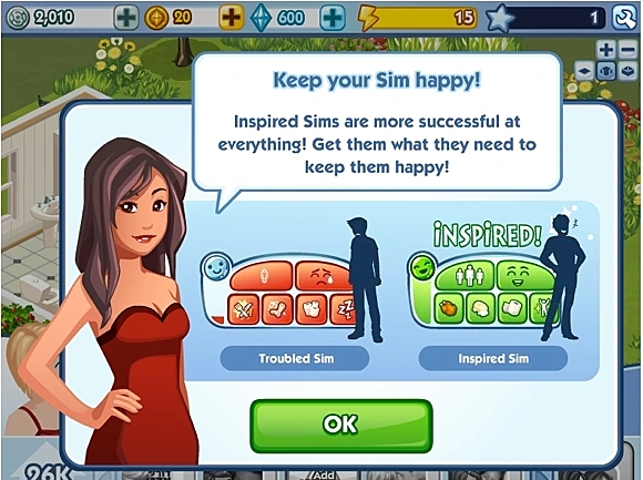 sims בפייסבוק