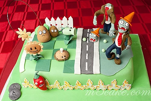 עוגת Plants vs. Zombies