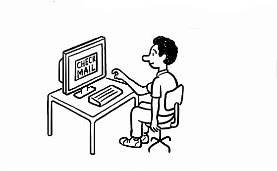 בדיקת הודעות אימייל