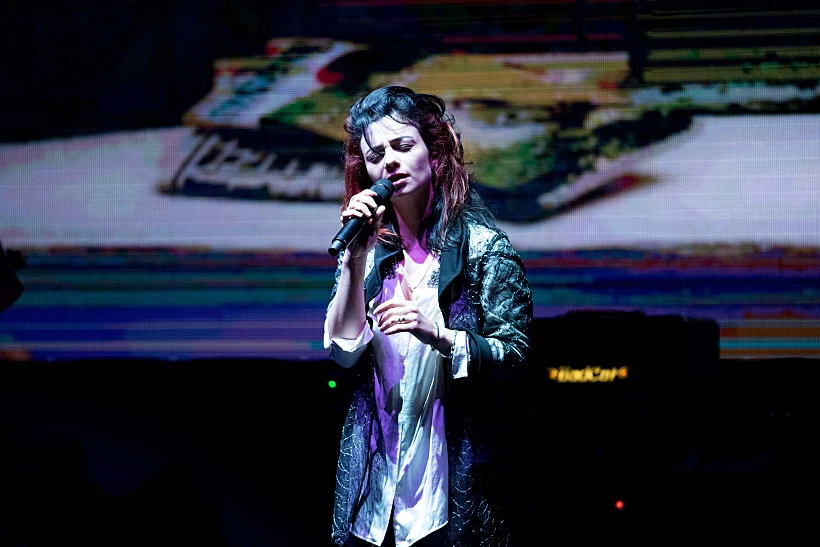 נינט טייב בהופעה עם סטיבן ווילסון בישראל