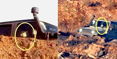 בובות של חיילי צה''ל, שעל פי חזבאללה הוצבו בגבול לבנון