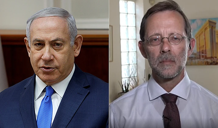 משה פייגלין ובנימין נתניהו