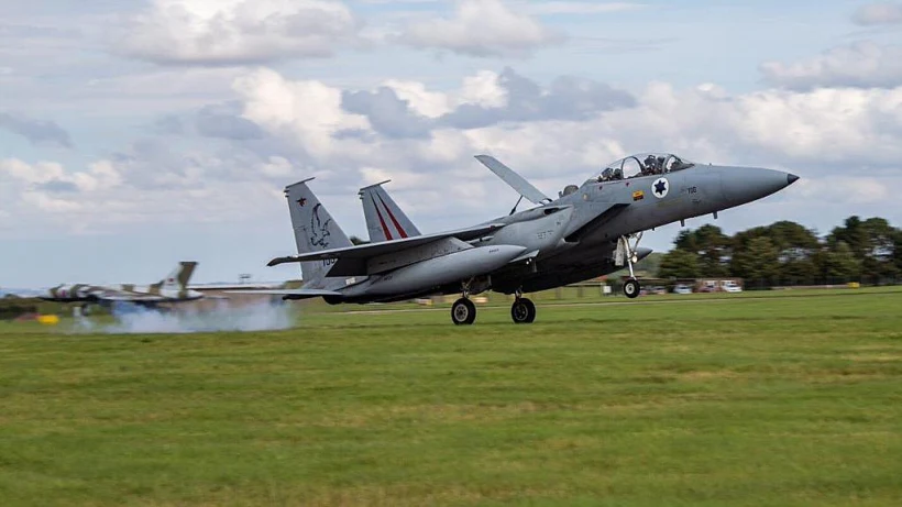 מטוס F15 של חיל האוויר, יבו יטוסו בתרגיל בבריטניה