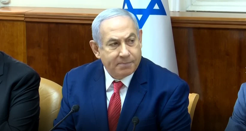 בנימין נתניהו בישיבת ממשלה