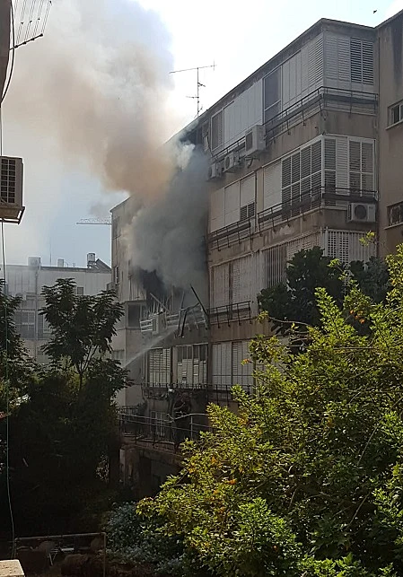 שריפה בנתניה