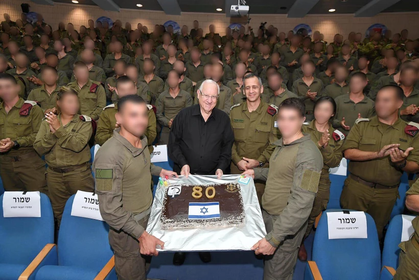 הנשיא ראובן ריבלין בביקור ביחידת הקומנדו