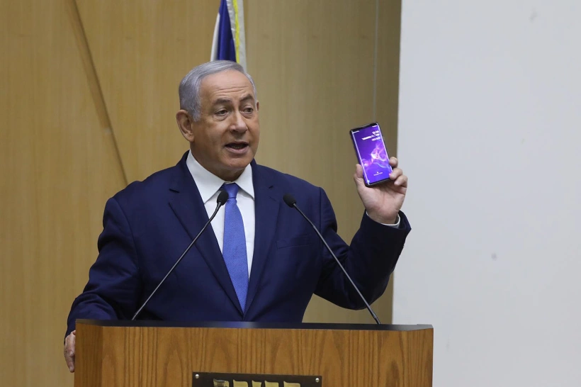 נתניהו בנאום על חוק המצלמות