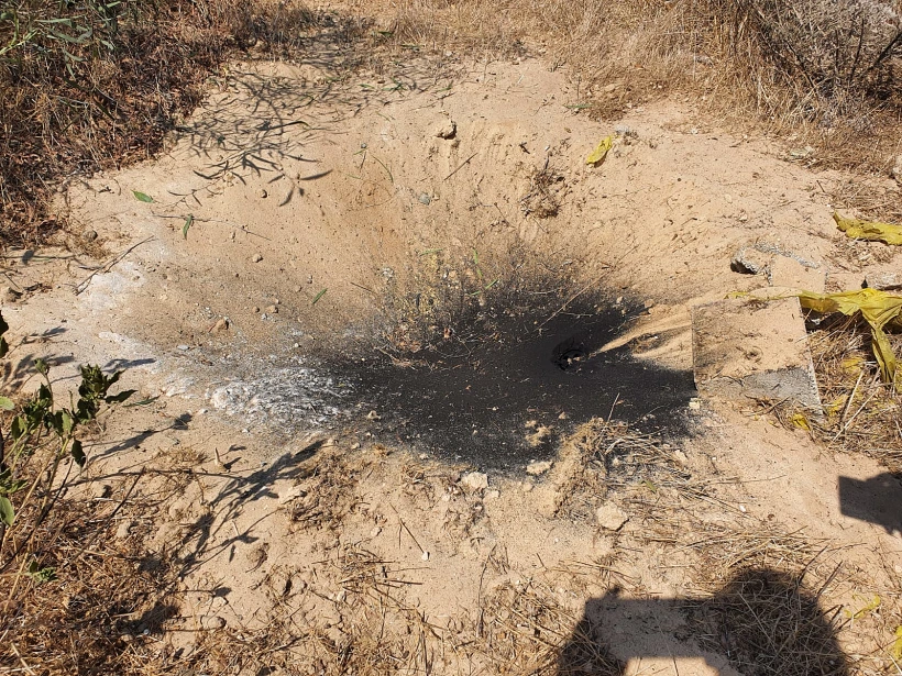 רקטה נחתה בחממה במועצה האזורית חוף אשקלון