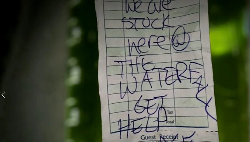 המכתב שהזוג הכניס לבקבוק