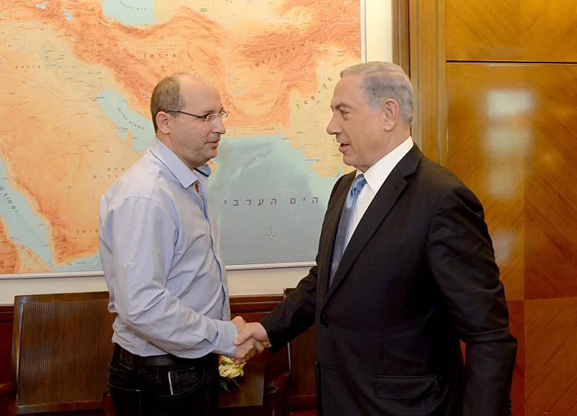 בנימין נתניהו ואבי ניסנקורן