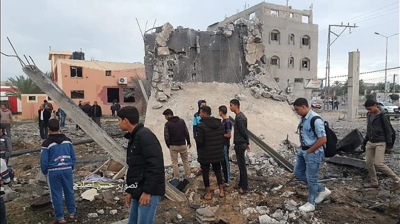 זירת ההיתקלות ברצועה שבה נהרג קצין צה''ל, סא''ל מ'