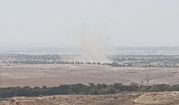 הנפילה בשטח פתוח ליד ב