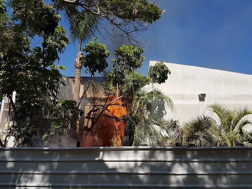 שריפה במכללת ספיר(חדשות עשר )