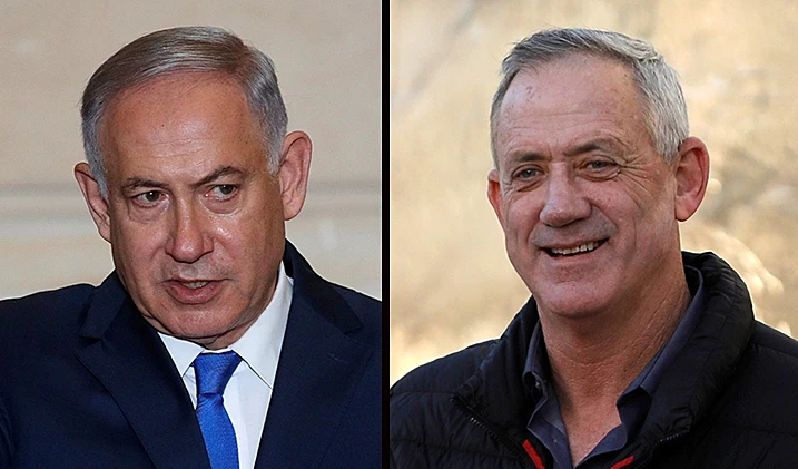 נתניהו וגנץ