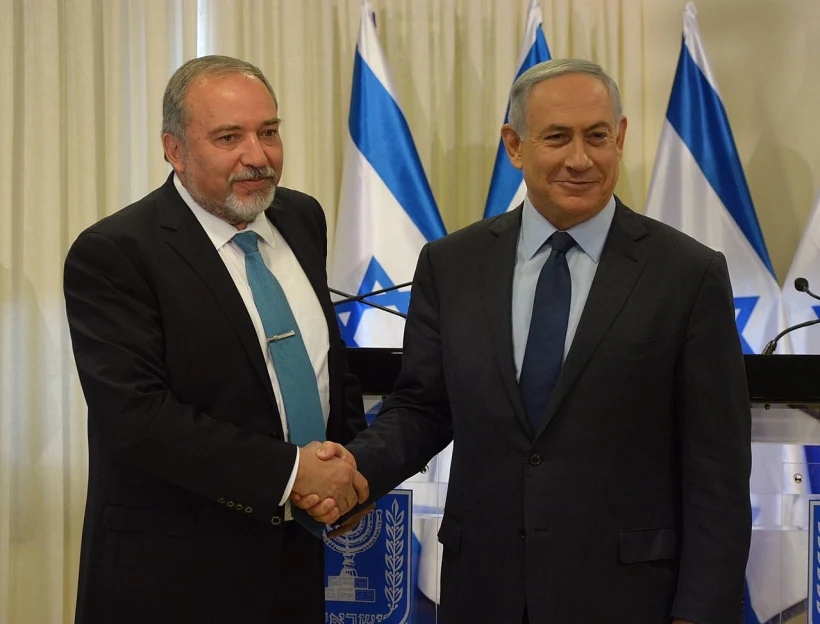 ראש הממשלה בנימין נתניהו ואביגדור ליברמן