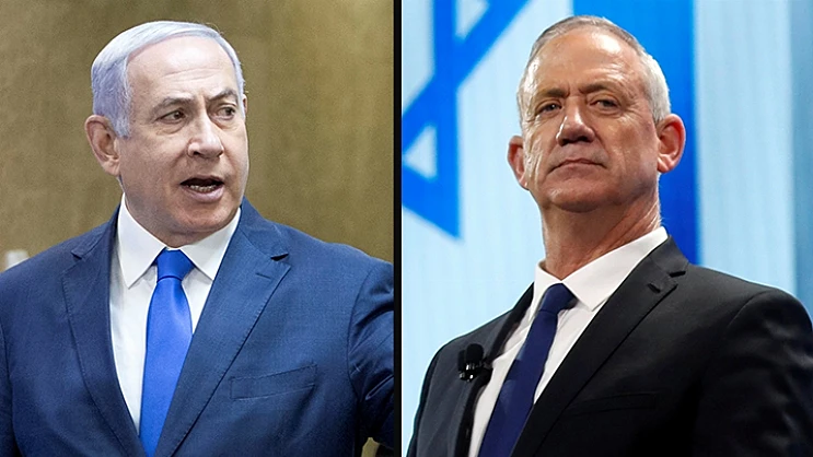 גנץ ונתניהו