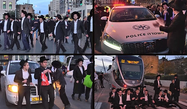הפגנת החרדים בירושלים