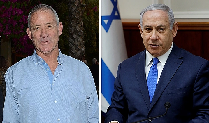 רה''מ נתניהו ובני גנץ