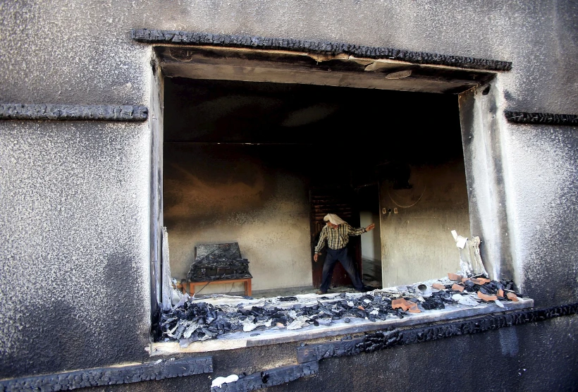 בית משפחת דוואבשה שהוצת בדומא